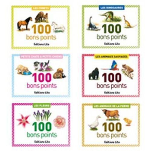 Boîte de 100 bons points 5,7 x 7,8 cm animaux ferme fullname image