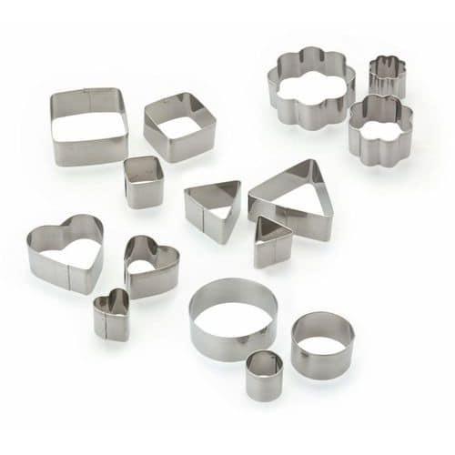 Lot de 15 emporte pièces inox thumbnail image 1