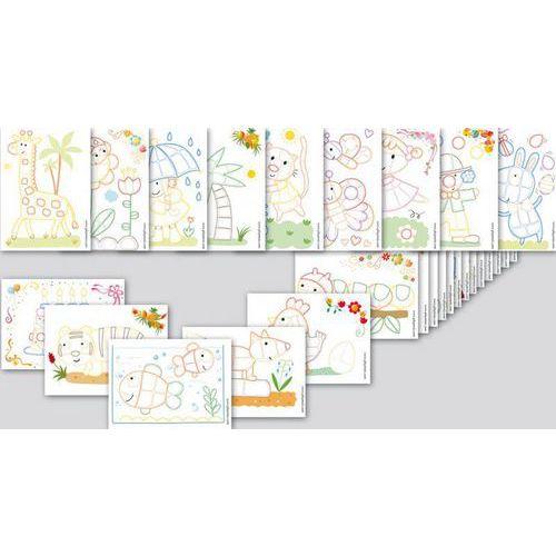 Set 24 cartes couleurs animaux en 2D dim. 11x15 cm - PlayMais fullname image