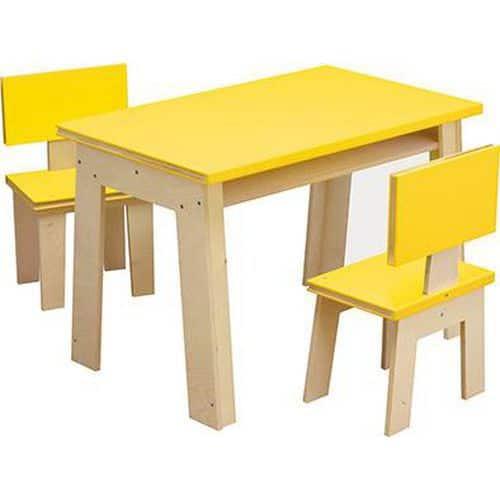 Table bureau imitation livre 2 places - Jb bois fullname image