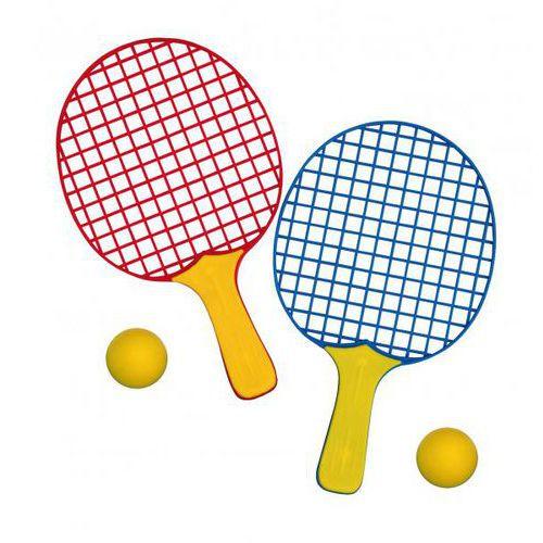 Mini-raquettes plastique type ping-pong- Lot de 12 fullname image