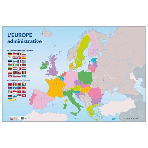 Carte muette Europe administrative fullname image