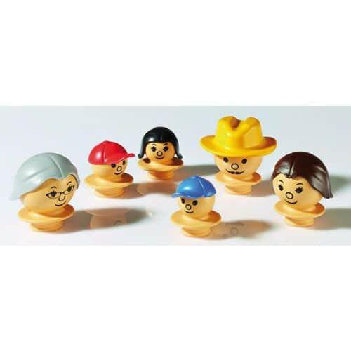 Lot 6 figurines la famille Mobilo thumbnail image 1