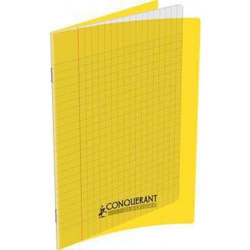 Cahier 90g 48 pages seyes A4 polypropylène - jaune thumbnail image 1