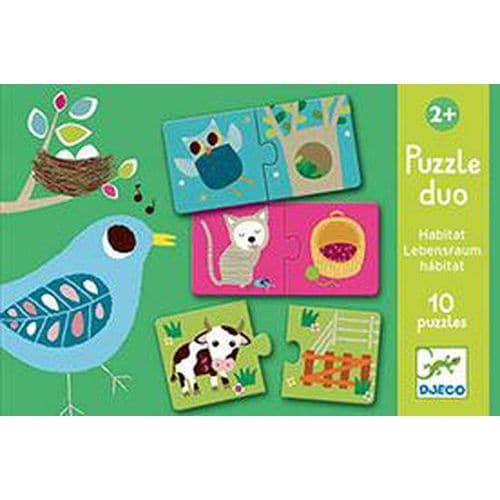 Puzzle duo habitat - Djeco fullname image