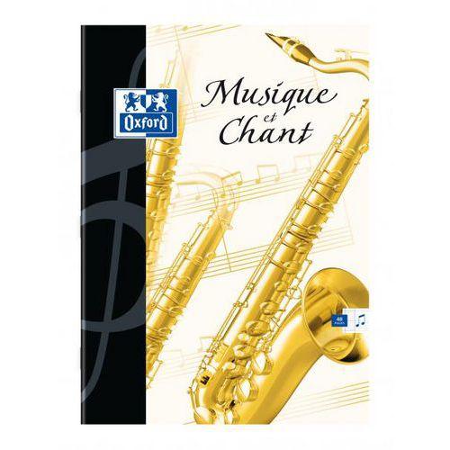 Cahier musique 17x22 24 pages musique + 24 seyes 90g - Conquerant fullname image