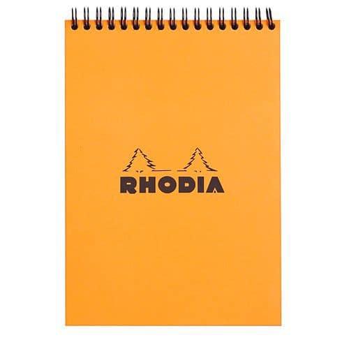 Bloc orange reliure intégrale réglure ligné - Rhodia fullname image