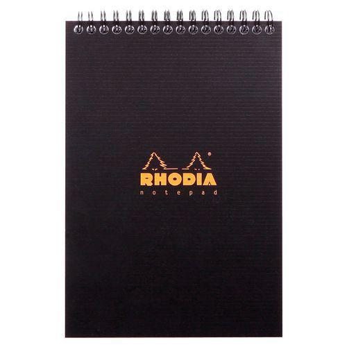 Bloc note noir petits carreaux 90g - Rhodia fullname image