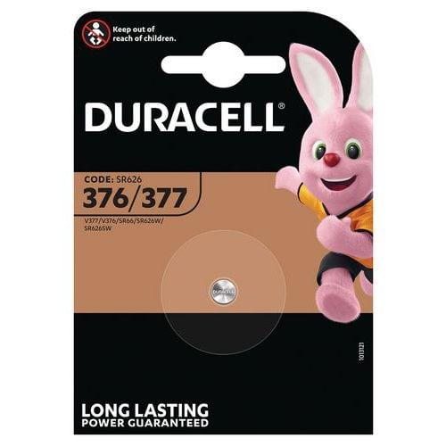 Pile Oxyde d'argent 377/376 SR66 - Pack de 2 - Duracell thumbnail image 1