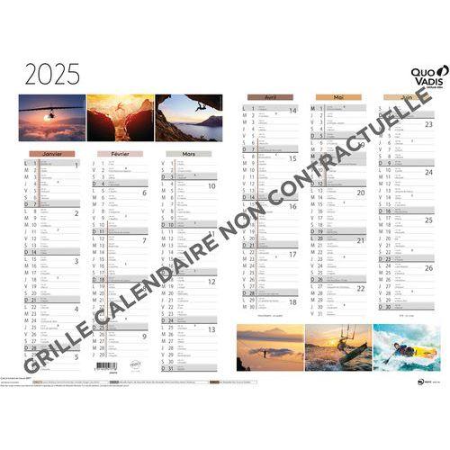 Calendrier 2025 12 mois Sport Fantaisie - Quo Vadis thumbnail image 1