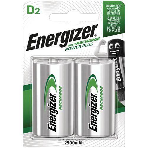 Pile alcaline rechargeable - D/LR20 - Lot de 2 - Energizer fullname image