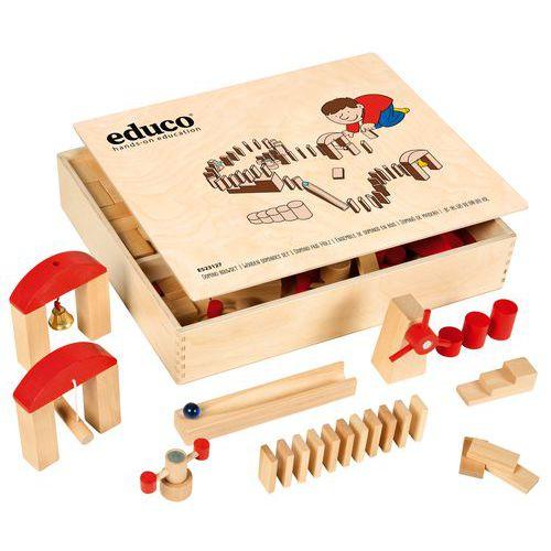 Ensemble de dominos en bois - Educo fullname image