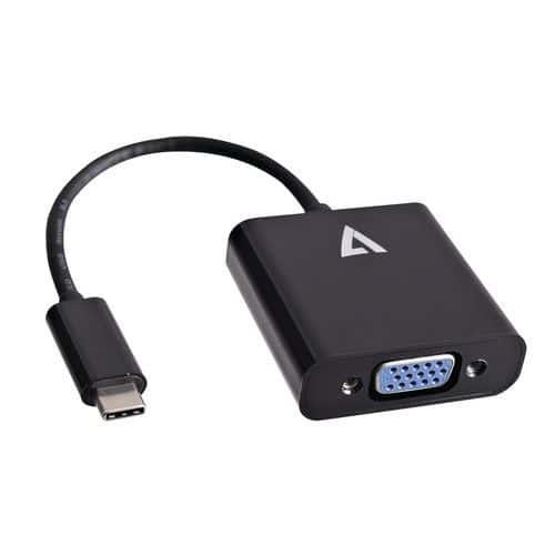 Adaptateur USB-C vers VGA - noir thumbnail image 1