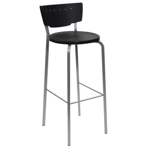 Tabouret haut Inès assise hauteur 80,4 cm - Rodet fullname image