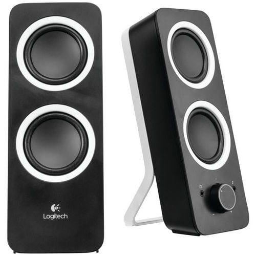 Enceintes Logitech Z200 pour PC noires thumbnail image 1