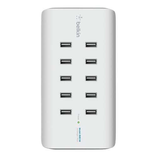 Chargeur USB 10 ports (2,4 A, EU) thumbnail image 1