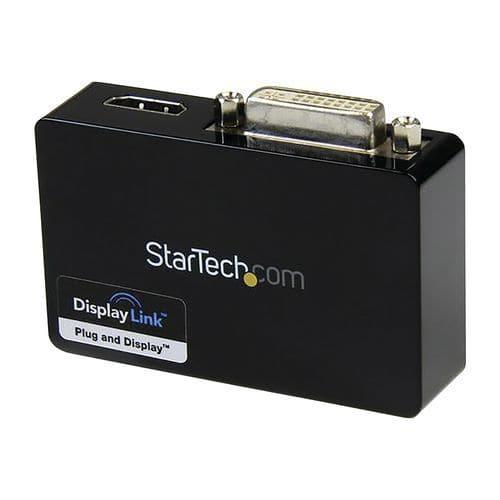 Adaptateur vidéo multi-écrans USB 3.0 vers HDMI et DVI - 2048x1152 fullname image