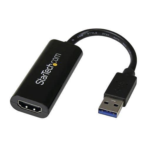 Adaptateur vidéo slim multi-écrans USB 3.0 vers HDMI 1920x1200 / 1080p thumbnail image 1