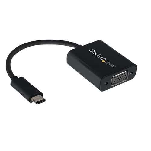 Adaptateur vidéo USB-C vers VGA M/F 1920x1200 / 1080p StarTech fullname image