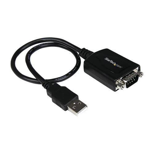 Câble Adaptateur 30cm USB vers Série DB9 RS232 StarTech fullname image