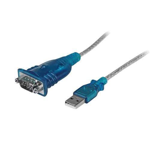 Câble Adaptateur USB vers Série DB9 RS232 Mâle / Mâle StarTech fullname image