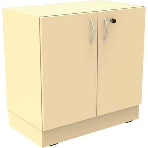 Armoire Octet portes battantes Beige socle panneau - Manutan Expert fullname image