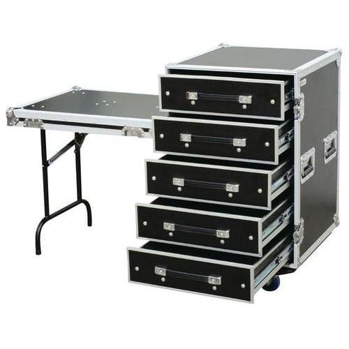 Rack PD-FA6 5 tiroirs 3 U + table Power Dynamics fullname image