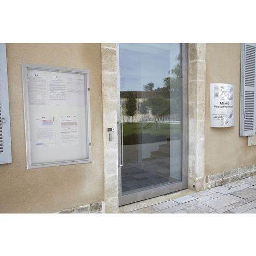 Vitrine affichage Classique porte battante Planorga fullname image