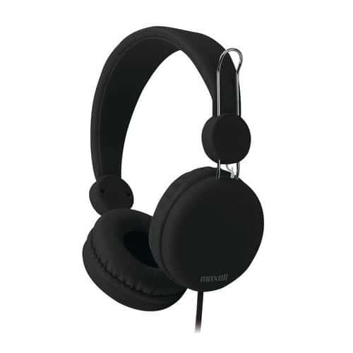 Casque avec micro sur fil Spectrum Noir - Maxell thumbnail image 1