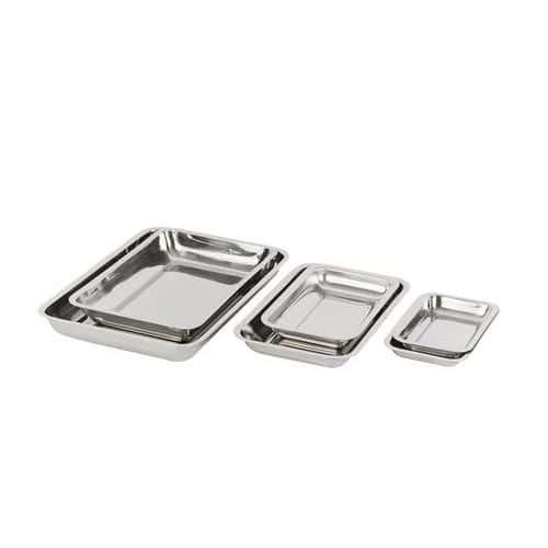 Le plateau inox 28 x 18 x 3 cm fullname image