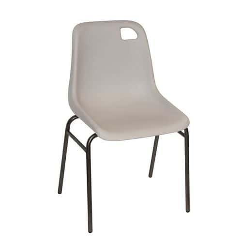 Chaise coque Vanéa non accrochable polypropylène classé M2 Rodet fullname image