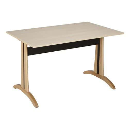 Table Grand Large DL hêtre 80x120x75 cm "Top Resist" Woodline thumbnail image 1