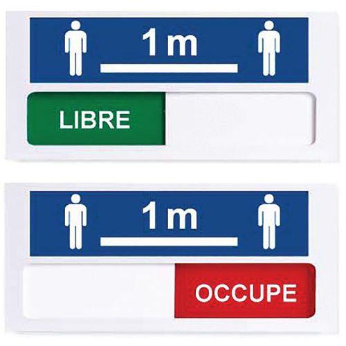 Plaque de porte « LIBRE - OCCUPÉ » thumbnail image 1