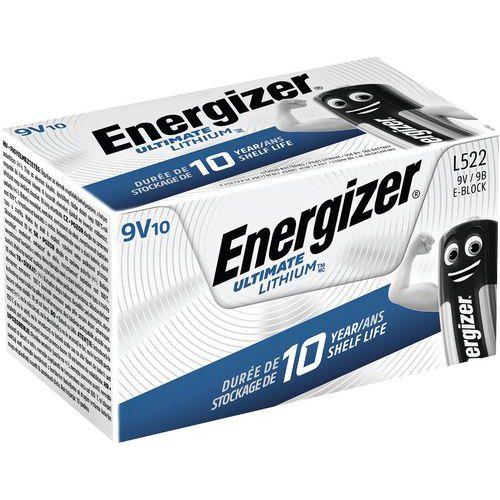 Pile Ultimate Lithium - 9V - Lot de 10 - Energizer fullname image