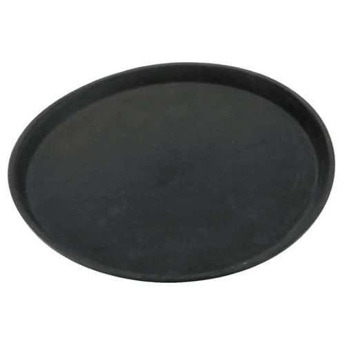 Plateau limonadier rond 41 cm noir thumbnail image 1