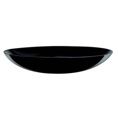 Assiette à couscous en verre sodocalcique ø26 cm noir-Black-Arcoroc thumbnail image 1