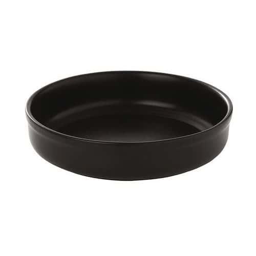 Plat rond en grès ø13,5 cm 26cl noir-Blastone thumbnail image 1