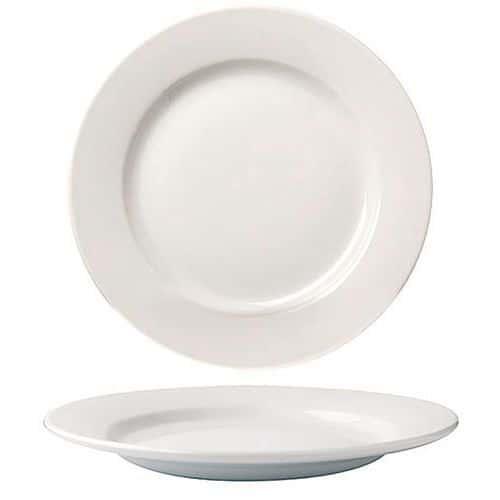 Assiette plate en porcelaine ø16 cm blanc-Delta thumbnail image 1