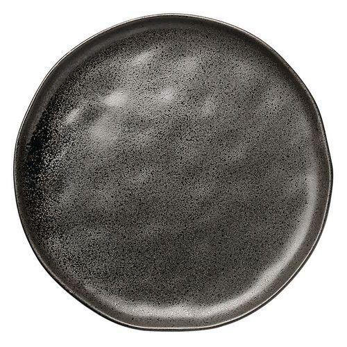 Assiete plate en porcelaine ø26 cm noir-Luna thumbnail image 1