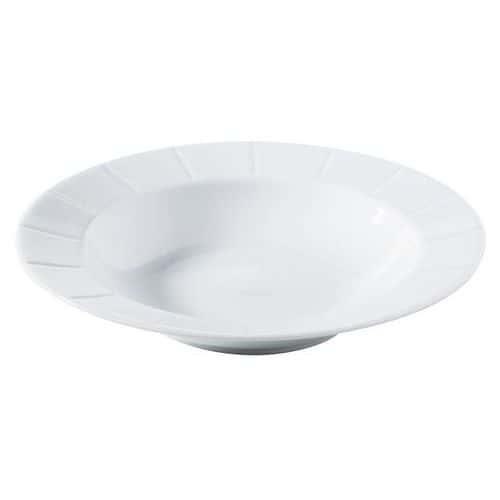 Assiette creuse en porcelaine ø23 cm blanc-S'Food thumbnail image 1