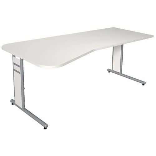 Bureau forme wave 195 cm Blanc Form 4 thumbnail image 1