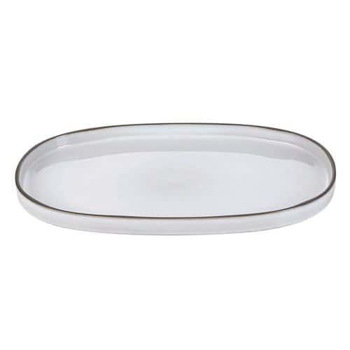 Assiette ovale en porcelaine-Caractere-Revol fullname image