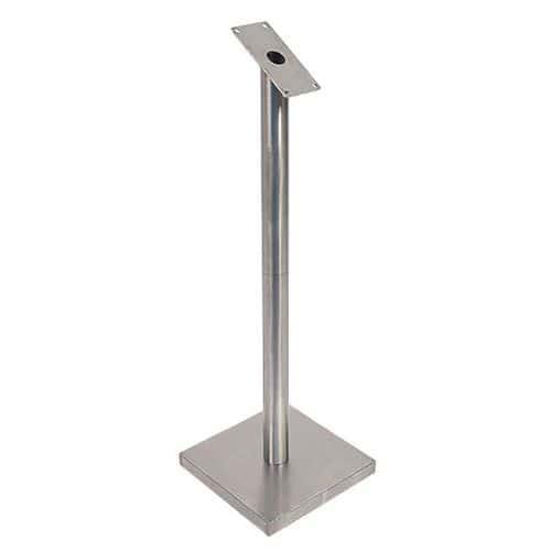 Pied + socle en inox pour présentoir fullname image