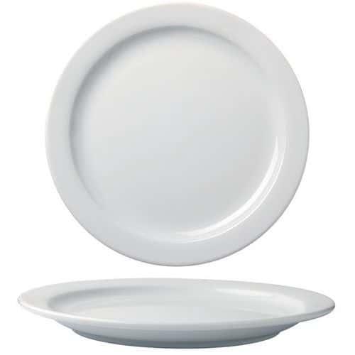 Assiette plate en porcelaine ø20,5 cm blanc-Clery thumbnail image 1