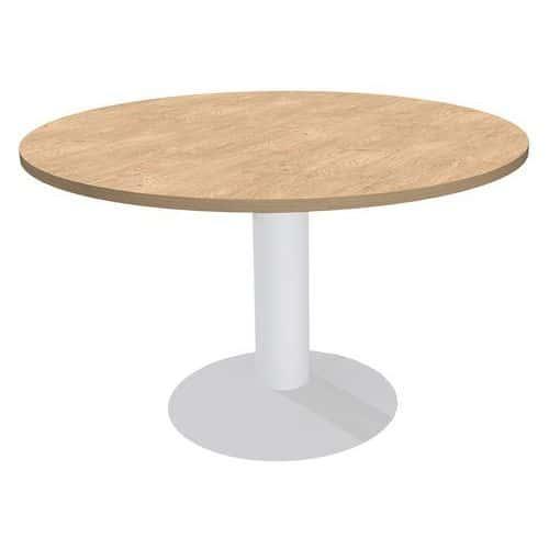 Table réunion ronde Lounge Ø 120 cm pied central Simmob thumbnail image 1