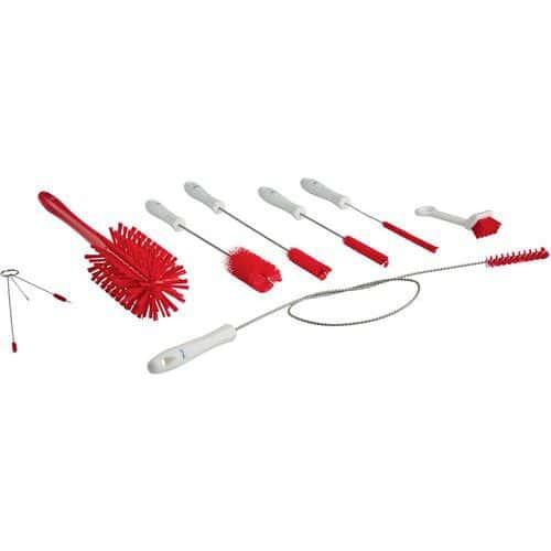 Lot de 5 Brosse kit sundae, Rouge thumbnail image 1