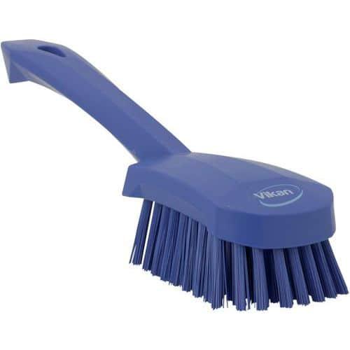 Lot de 10 Brosse à main, manche court, 270 mm, Dur, Violet thumbnail image 1