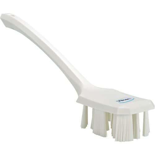 Lot de 10 UST Brosse à main, manche long, 395 mm, Dur, Blanc thumbnail image 1