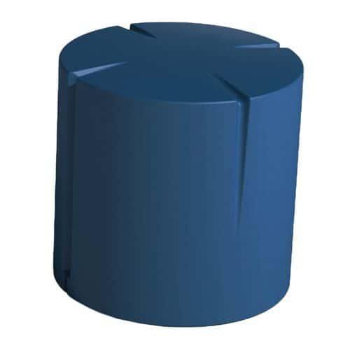 Pouf rond Connexio - bleu cobalt thumbnail image 1