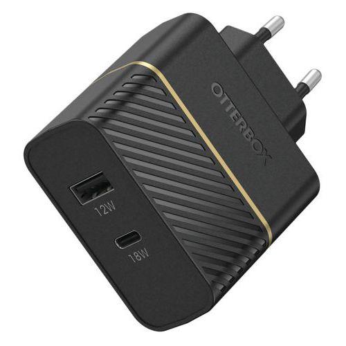 Chargeur secteur premium charge rapide USB-C et USB-A - Otterbox thumbnail image 1